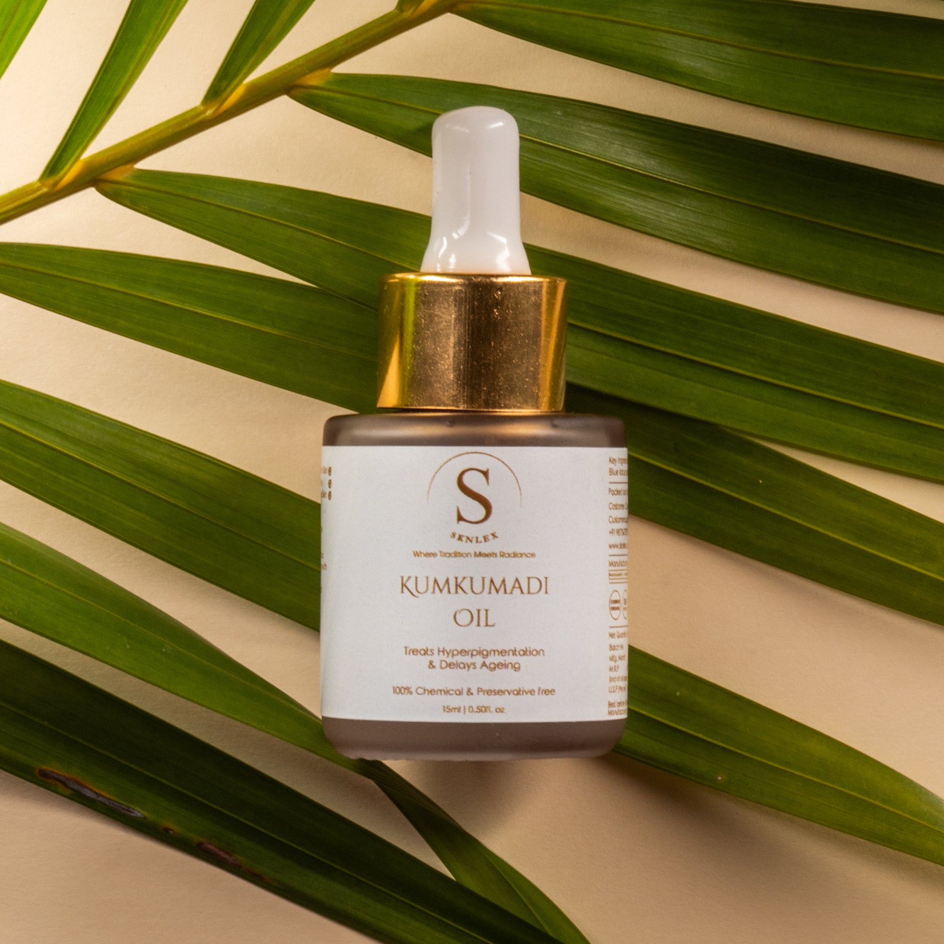 Kumkumadi Oil | Treats Hyperpigmentation & Delays Ageing - SKNLEX