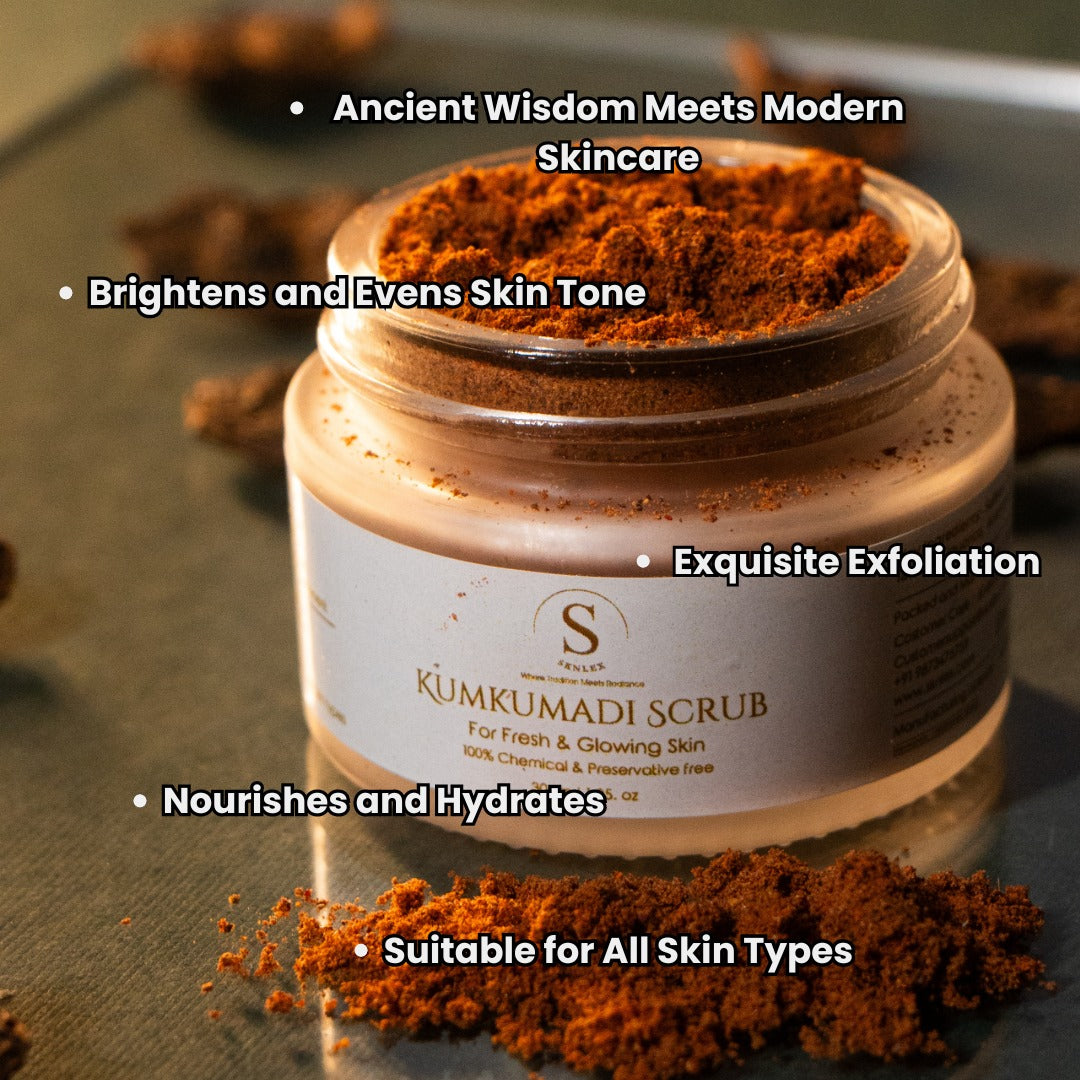 Kumkumadi Scrub | For Fresh and Glowing Skin - SKNLEX