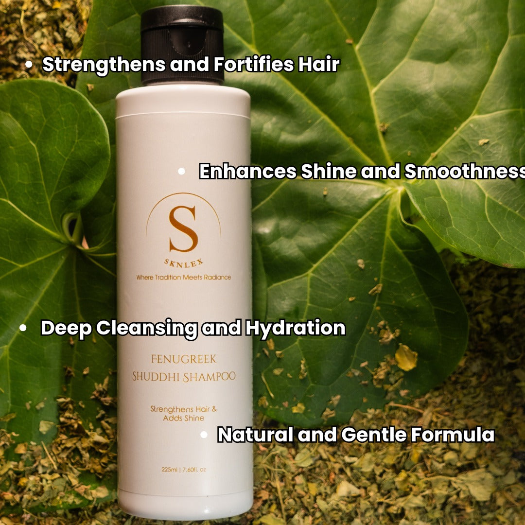 Fenugreek Shuddhi Shampoo | Strengthens Hair & Adds Shine - SKNLEX